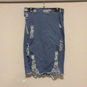 Denim skirt
